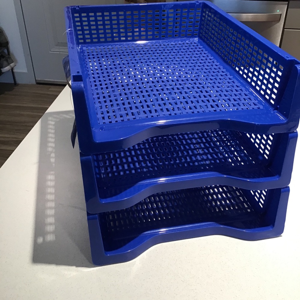 Essentials Countertop/Shelf Storage Stackable Tray